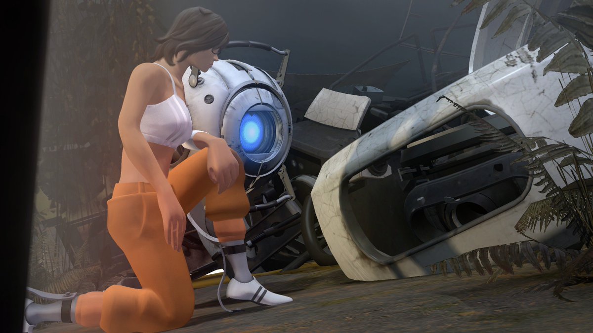 Medic_girl04's tweet photo. "There she is...What a Nasty piece of work she was, honestly."
(TF2 and Portal2 Crossover)
#TF2 #tf2femscout #portal2 #GLaDOS #Wheatly #crossover https://t.co/L3h7kXuZ9G