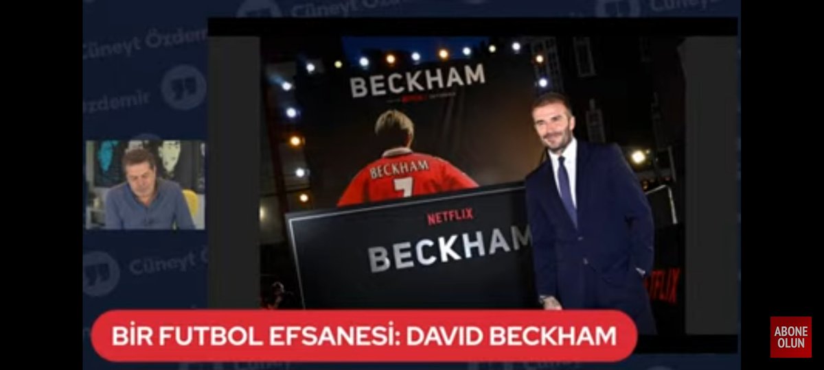 Bir <a href="/cuneytozdemir/">cüneyt özdemir</a>  tavsiyesi
#DavidBeckham
#Belgesel
<a href="/netflixturkiye/">Netflix Türkiye</a>