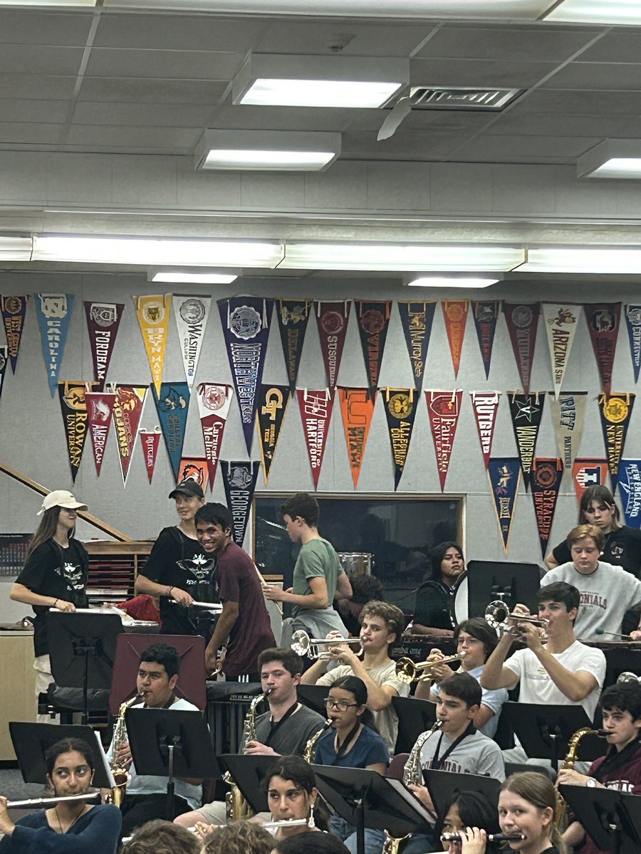 Our annual MHS Marching Band Open House is under way! We love seeing our Borough 7th and 8th graders fitting right in with the marching band-especially when we see some alumni! <a href="/WeAreMPSD/">MPSD</a>
