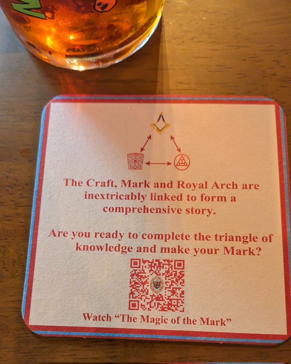 Greatest beermats ever.

#Freemasons