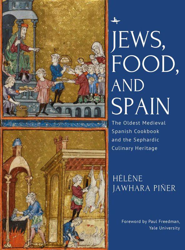 weitzmanmuseum's tweet photo. This #HispanicHeritageMonth & #NationalCookbookMonth, spice up your culinary library! 

"Jews, Food, and Spain" by @Helene_J_Piner is a flavorful journey through Sephardic tales, melding Iberian and northern African traditions. With her deep roots and distinguished accolades, Dr. Piñer serves a delicious slice of history straight from medieval Spain. 🍲 

Dive in for a feast of culture and history, and shop this cookbook at our museum store: https://t.co/TrpnwCvtjc