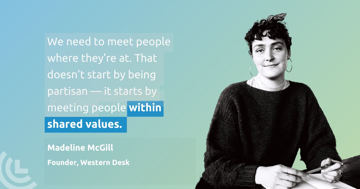 If we can do this more, <a href="/WesternDsk/">Western Desk</a> founder <a href="/madmcgill/">Madeline McGill</a> says, climate change won’t be a culture war issue. 

Instead, the issue becomes “more about economic prosperity and resilience.”

Hear her full remarks from CCL's last monthly call: youtube.com/watch?v=r2UrhR…