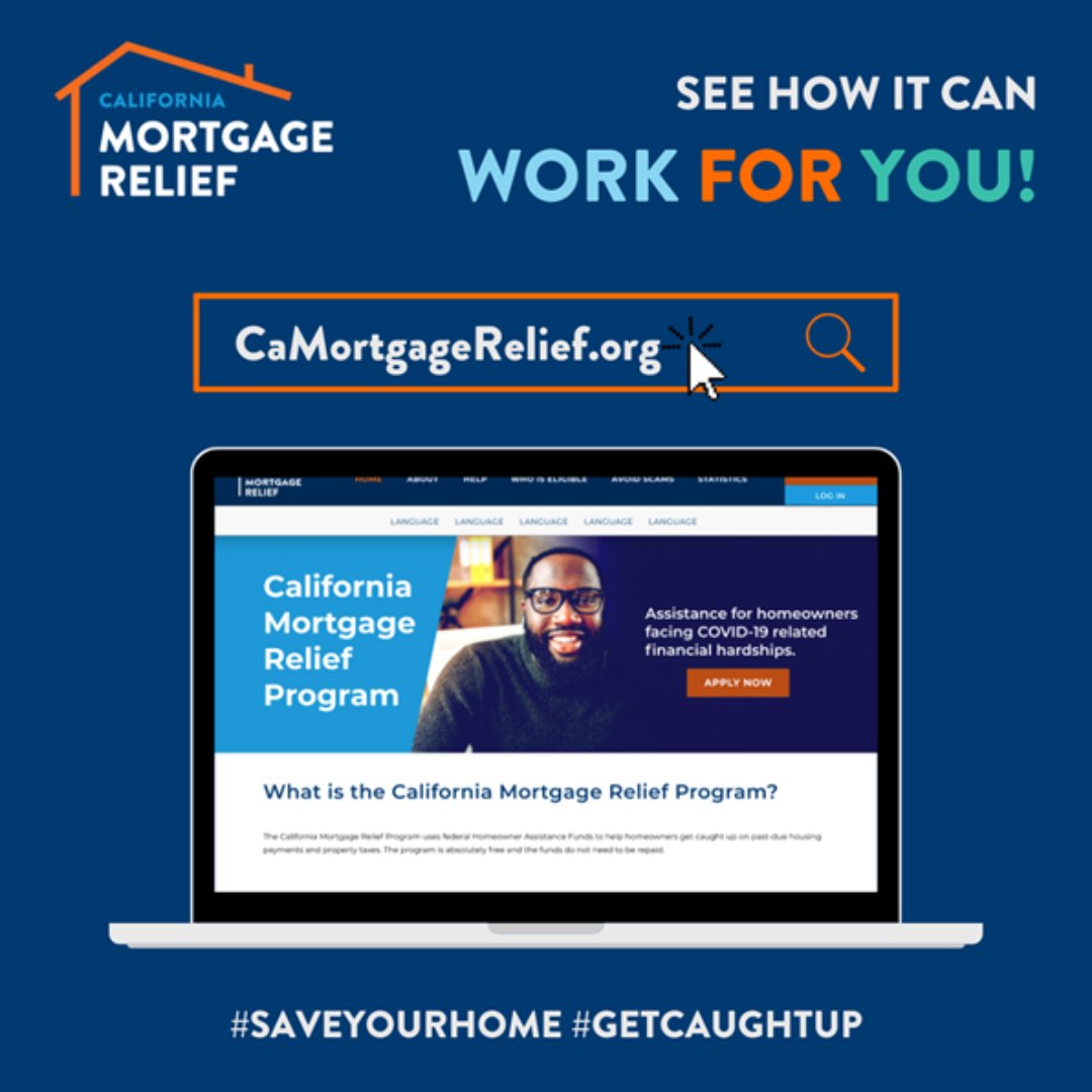 Keith_Carson's tweet photo. The California Mortgage Relief Program eligibility requirements have expanded to help more homeowners in 2023!
Learn more about new program expansions at https://t.co/YvhAPQbN0E.
#CaMortgageRelief #SaveYourHome #GetCaughtUp https://t.co/vRmaUpqbRL