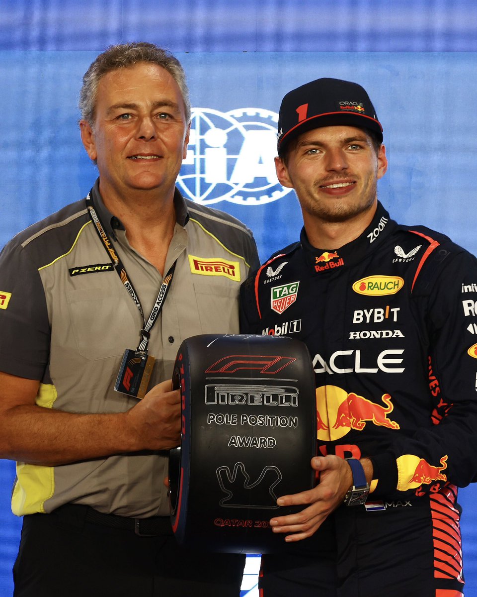 VerstappenCOM's tweet photo. Your #QatarGP pole man 🤩 https://t.co/pcI8hHfbbT