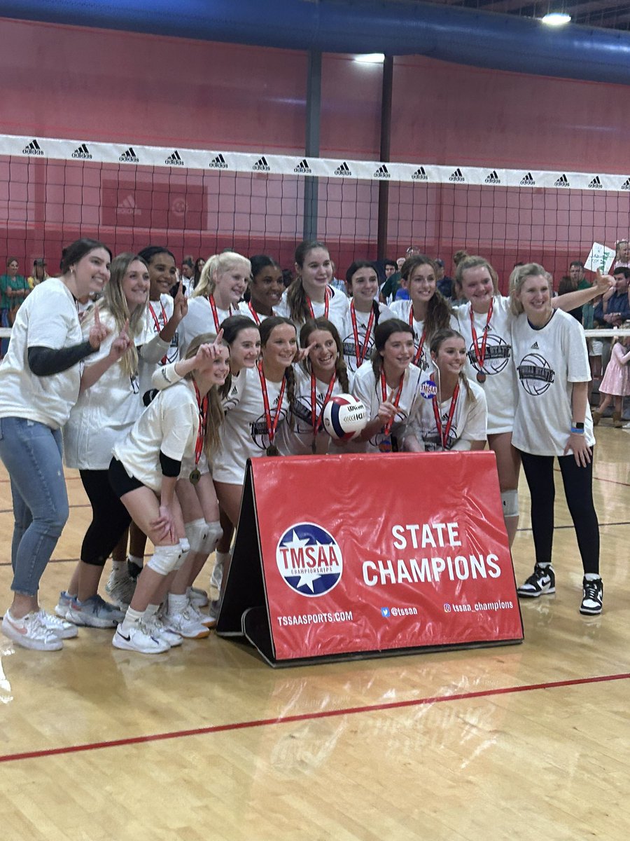 wcsGMSathletics's tweet image. Can you believe it…TMSAA State Volleyball Champions!  What a ride…#GeneralsLead
@wcsWMAA @wcsGMS @wcsFHSvball