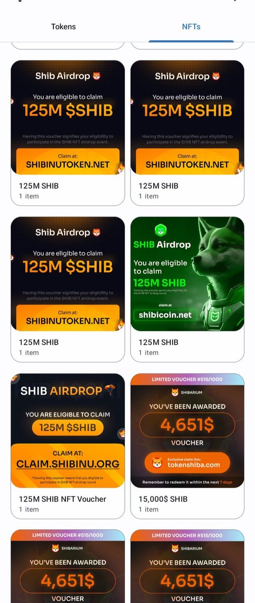 Hi Everyone, can anyone clarify for me the below Trust Wallet Giveaway NFT's are genuine or not?