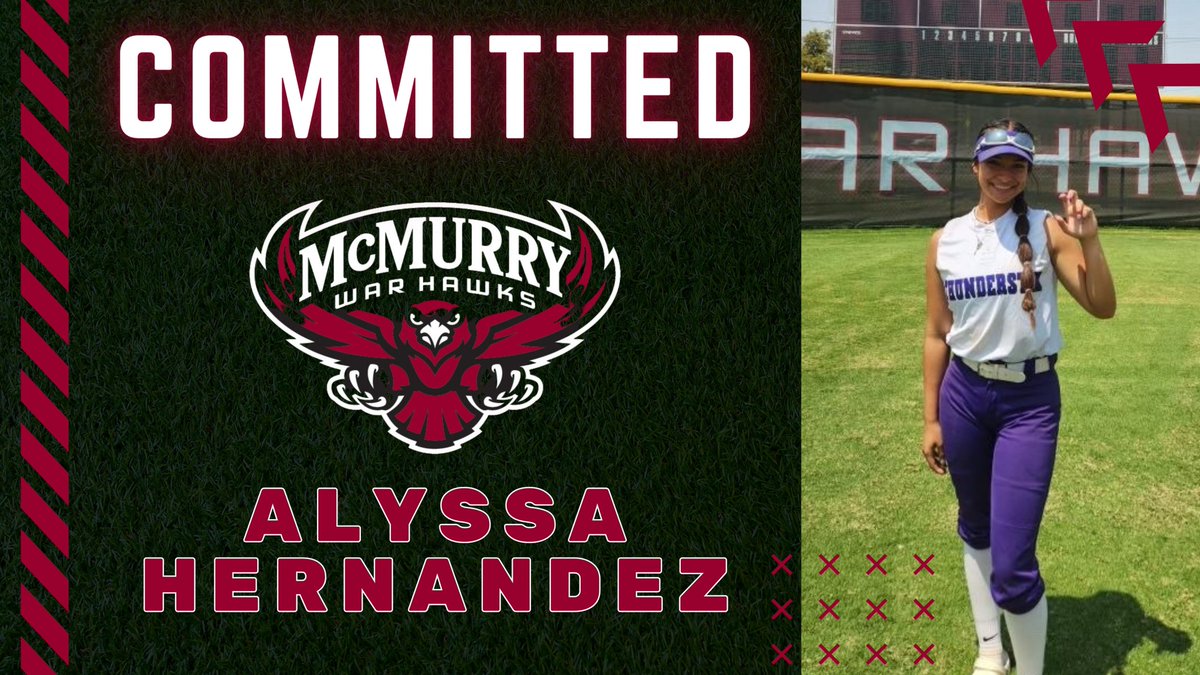 Congrats to TAFT <a href="/TaftRaiderSB/">🥎Taft Raider Softball🥎</a> Player Alyssa Hernandez <a href="/alyssaher120/">alyssa hernandez</a> on her verbal commitment to play softball at <a href="/McMSoftballteam/">McMurry Softball</a>!  We are proud of you!!
<a href="/NISD_Athletics/">NISD_Athletics</a> <a href="/NISDTaft/">Taft HS</a> <a href="/NISDComArts/">CommunicationsArtsHS</a>
#gowarhawks #goraiders