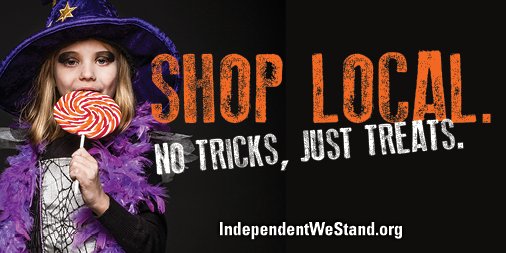 According to the National Retail Federation, Americans spend more on Halloween than Independence Day or the Superbowl, and this year Halloween spending is expected to hit a record $12.2 billion. Why not spend some if it locally? #halloween #buylocal #shopsmall