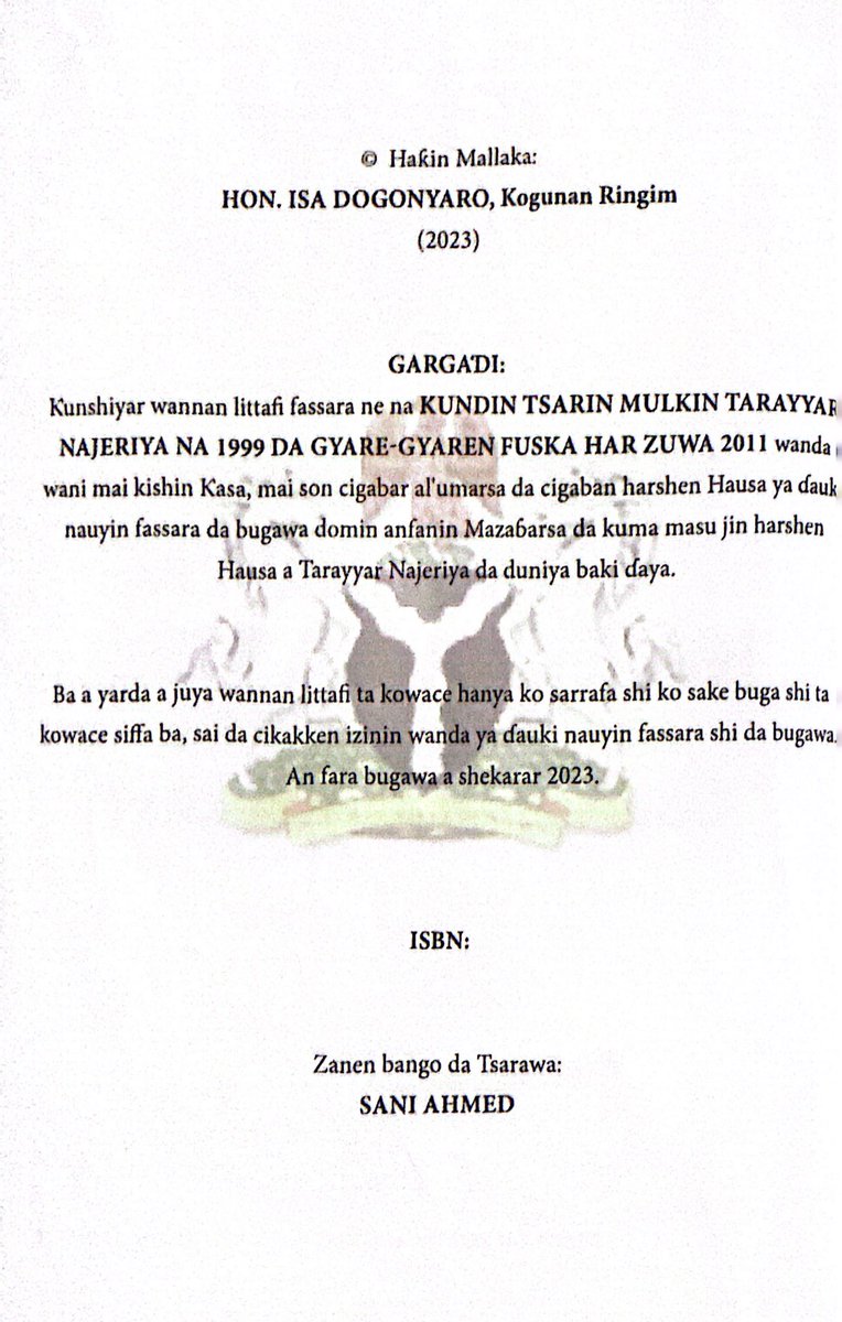Isa Dogonyaro tweet media