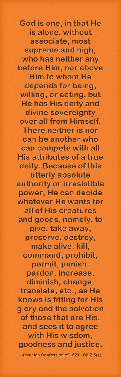 JHermanszoon's tweet photo. Arminian Confession of 1621: Chap 2.5.1 https://t.co/yKSDi7ILix