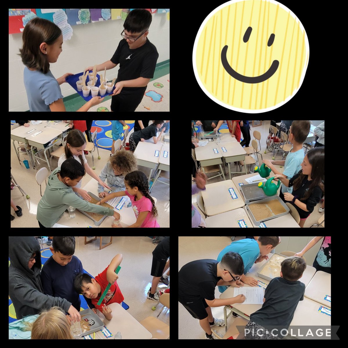 A great day for science in room 32...wind, water, beach, soil, and glacial erosion! <a href="/MrsVeneziano53/">Kimberly Veneziano</a> <a href="/CopperHillES/">Copper Hill</a>