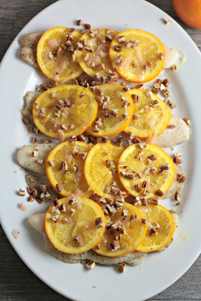 mindycancook's tweet photo. Pan Fried Fish with Oranges &amp; Pecans ⇣ https://t.co/V97rzDdbRj Healthy and sure to impress! We've tweaked this recipe until it tastes perfect to us, and takes only about half an hour. #fish #oranges #pecan #panfried #dinner #easyfish https://t.co/TvyP3eRUra