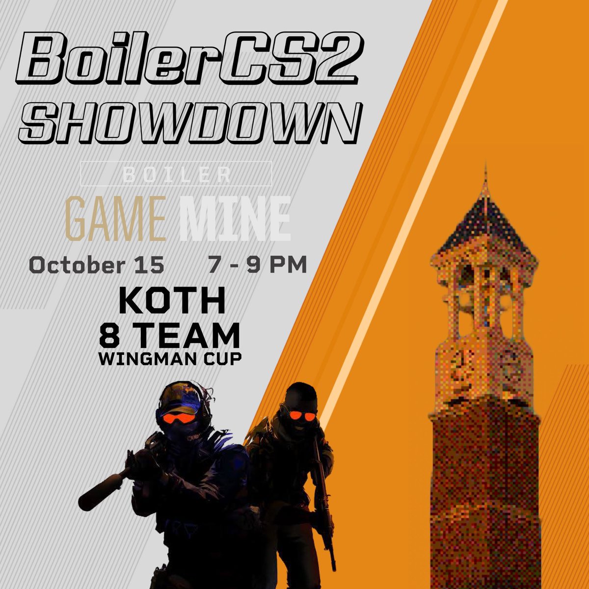boiler_csgo's tweet image. Ready to show what you’ve got?

We’re having our first LAN for the year next sunday from 7-9PM! 

Join our discord for more information &amp;amp; registration. We’ll see you there!