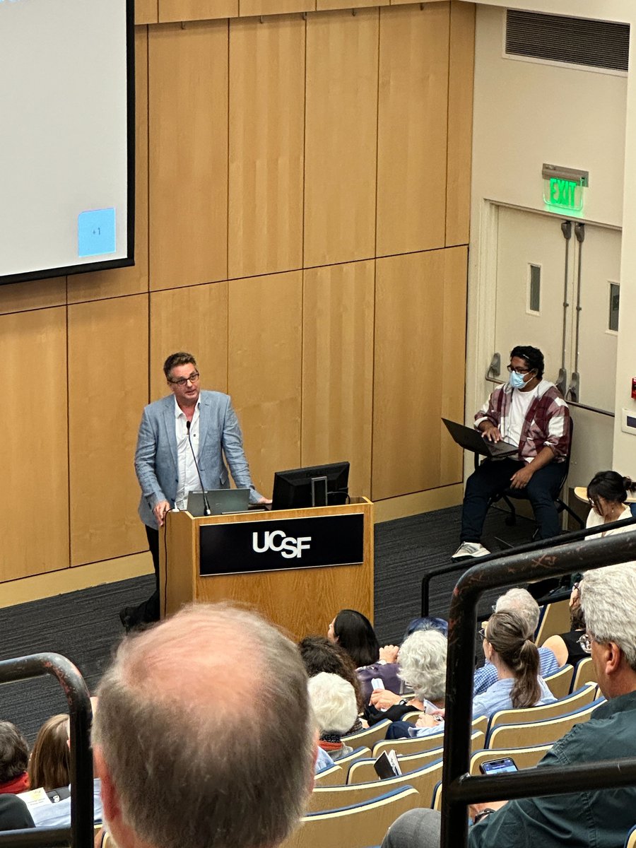 Great energy inside the room for todayʻs mini-symposium honoring the memory of Zena Werb, PhD at @UCSF Parnassus campus. With featured speakers @coussens_lisa @megeblad @DLawsonlab