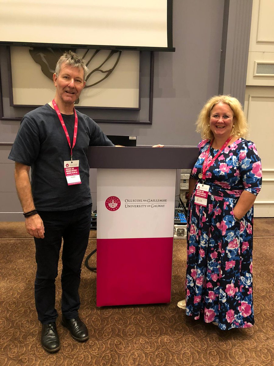 #atlanticTU #ATU  #ARIC2023 

Ruth Moran &amp;  Perry Share co- present on the topic of Research integrity and Academic integrity  @ #ARICI2023# . Thank you to our fellow ATU colleagues Tara Doherty and KATE DUNNE  for their contributions.