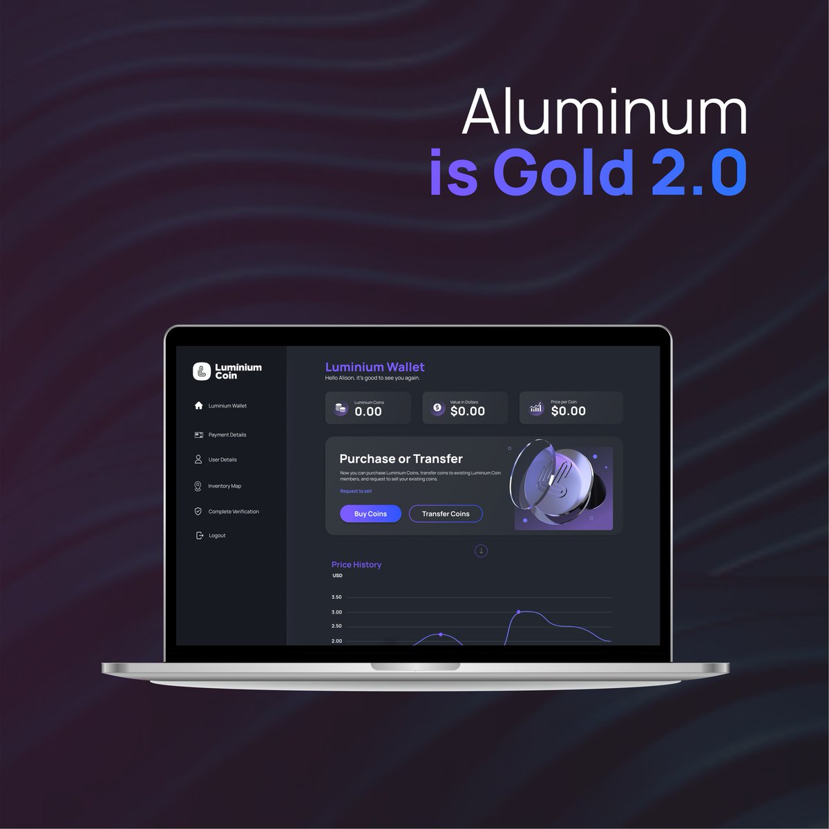Luminium_Coin's tweet photo. Aluminum is Gold 2.0! Create an account today and diversify your portfolio!
https://t.co/WLKeTEpIYk
#aluminum #inflation #stablecoin #digitalcurrency #cryptocurrency #crypto #cryptocurrencies #tokenizemetals #tokenizecommodities #assetbackedmoney #miamitech #fintech #invest https://t.co/rDrKqsHx32