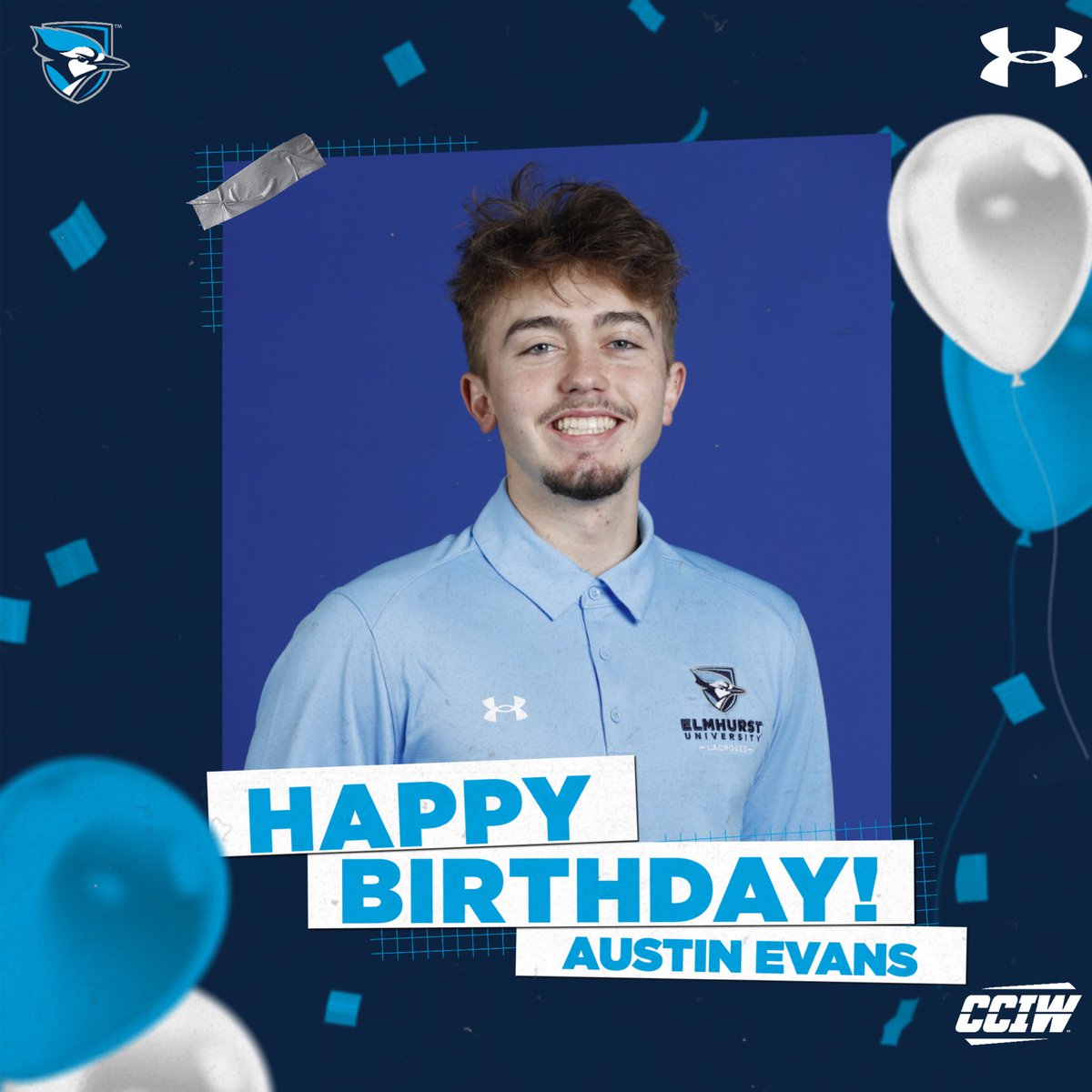 ElmhurstU_MLAX's tweet image. Happy Birthday to Junior,Austin Evans, and Freshman, Sam Hoff! Evans turns 21 and Hoff turns 19 but “feels like he’s 20” #BeDangerous #FlyJaysFly