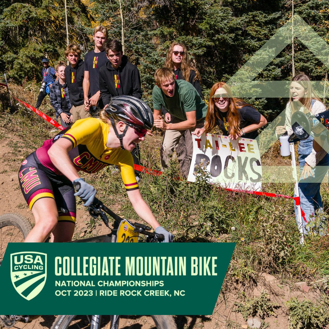 🇺🇸 Registration for the 2023 USA Cycling Collegiate Mountain Bike National Championships closes soon. 

Not a collegiate athlete, but still want to race at Ride Rock Creek? Open category racing is available for DH, XC, and short track. 

Register: mtbnats.usacycling.org/coll-mtb/regis…