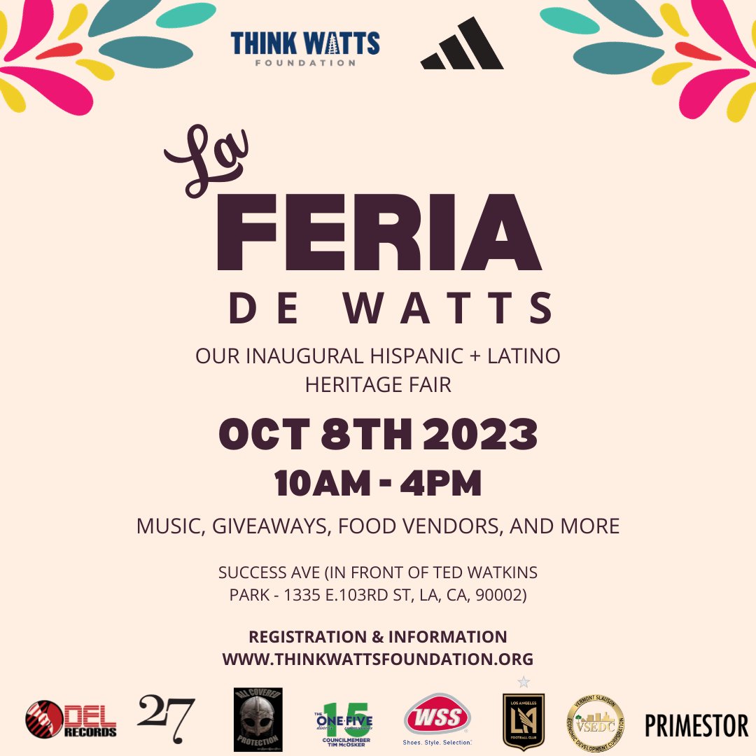 HealthNet's tweet image. We are proud to be one of the sponsors of the La Feria De Watts Hispanic Heritage Street Fair this Sunday. Enjoy this day of honoring our culture and heritage while engaging with your community! 
#SundayFunday #SupportYourCommunity #HealthNet