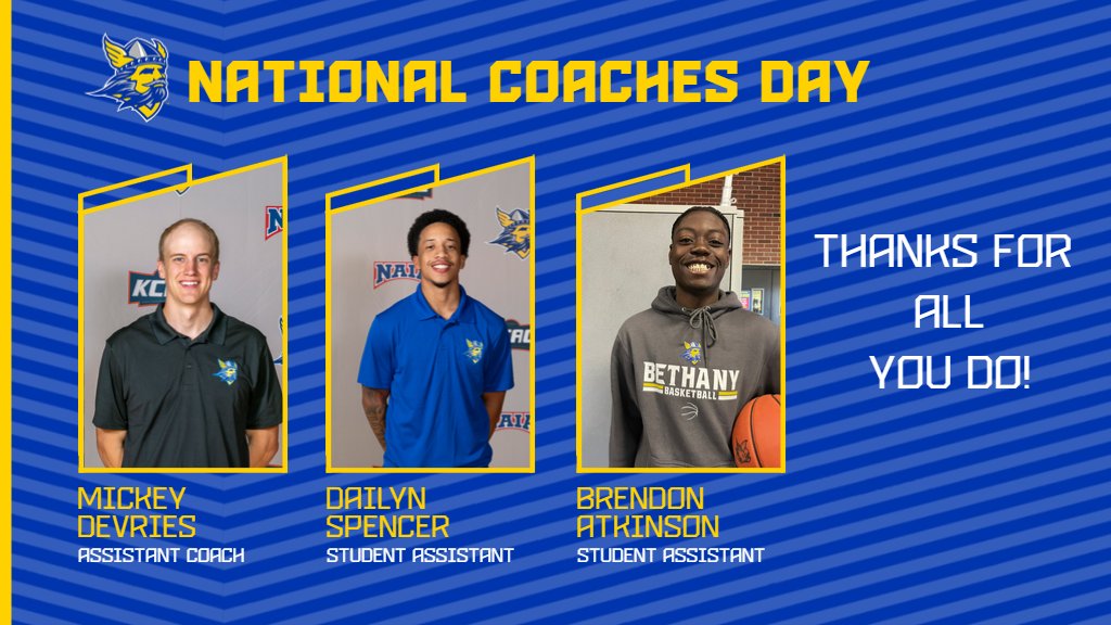 Happy National Coaches Day to these three! We are so lucky to have these guys on staff and appreciate everything they do for our program!