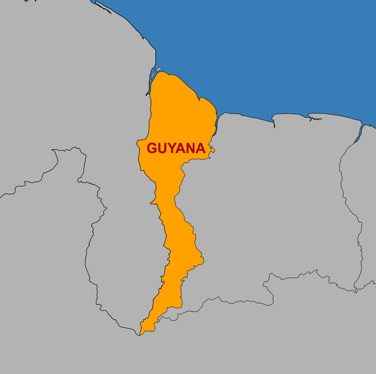 Por favor, comparte, solo toma 2 segundos. Ayúdame a mostrarle al mundo la verdad. Que Guyana no solo está tratando de robarle a Venezuela, sino que también está tratando de robarle a Surinam. La Zona de Esequiba y Tigri están siendo colocadas en su mapa para engañar al mundo.