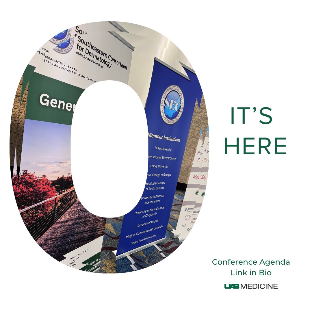UABDermatology's tweet photo. SEC Session 1 is in progress and we have a packed weekend planned for you! We are so excited to have you in Birmingham! Tag all your conference photos with #SECBham23 https://t.co/7woddRt5cu