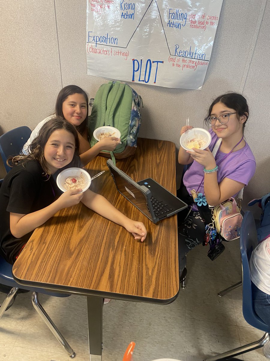 MsYoung2019's tweet photo. We had an ice cream Social in 8th period to celebrate them having the highest scores on their first QSE! 🍨🍦 https://t.co/0G66UkVoKt