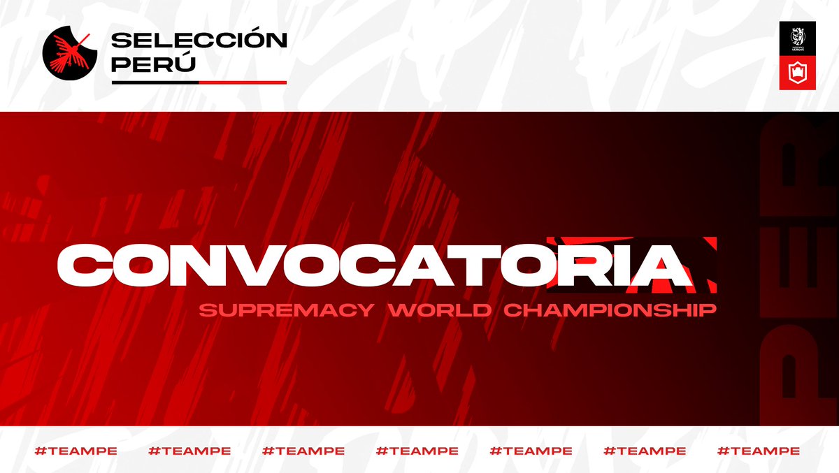 🇵🇪 CONVOCATORIA 💣 Debido al reciente lanzamiento del mundial de @CR_Supremacy, estamos en búsqueda de los mejores jugadores peruanos. Para participar deberán llenar el siguiente formulario 👇🏻: 📎: forms.gle/i5KzQtyM57dARX… ¡ES TU OPORTUNIDAD! 🫵🏻 #TeamPE 🇵🇪 #SeleccionDeTodos