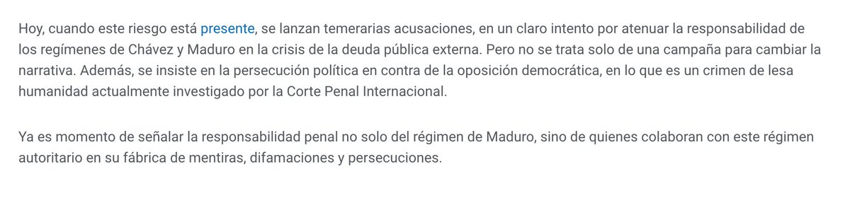 I exposed Guaidó lawyer @ignandez for sacrificing Citgo, Venezuela's largest foreign asset, to his corporate paymasters He now accuses me of conspiring w anti-Maduro opposition figures to sabotage his coup regime & called on the ICC to investigate us 😭 morfema.press/opinion/mi-pos…