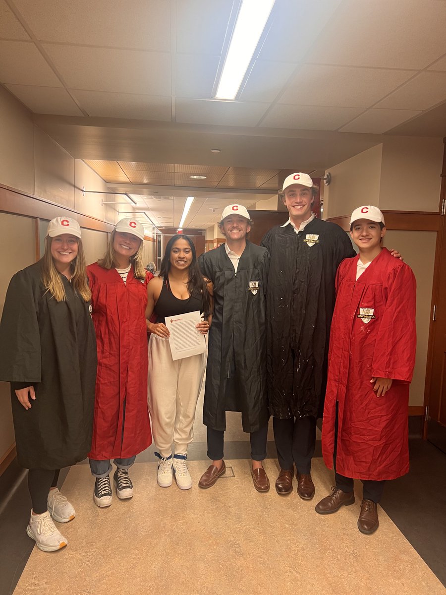 On Oct 4, 2023, the Cincinnatus Honorary Society proudly taps, Tanvi Sumit.