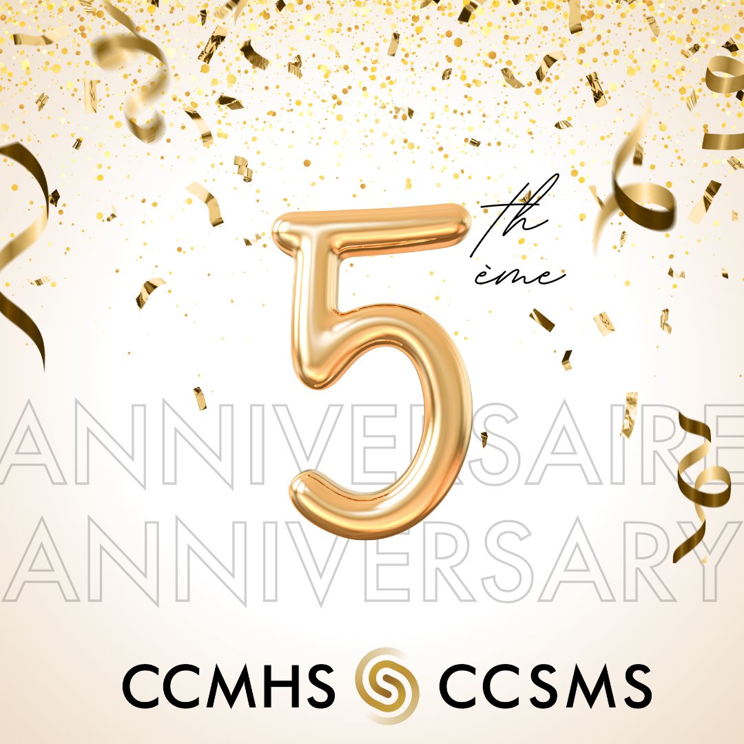 ccmhs_ccsms's tweet image. The #CCMHS is now 5 years old! 🎉
Founded in 2018, the Center provides evidence-informed mental health resources to the sport community.

Le #CCSMS fête ses 5 ans ! 🎉
Fondé en 2018, le centre fournit des ressources en santé mentale informées à la communauté sportive.
