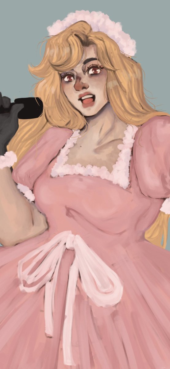 she’s pink :)