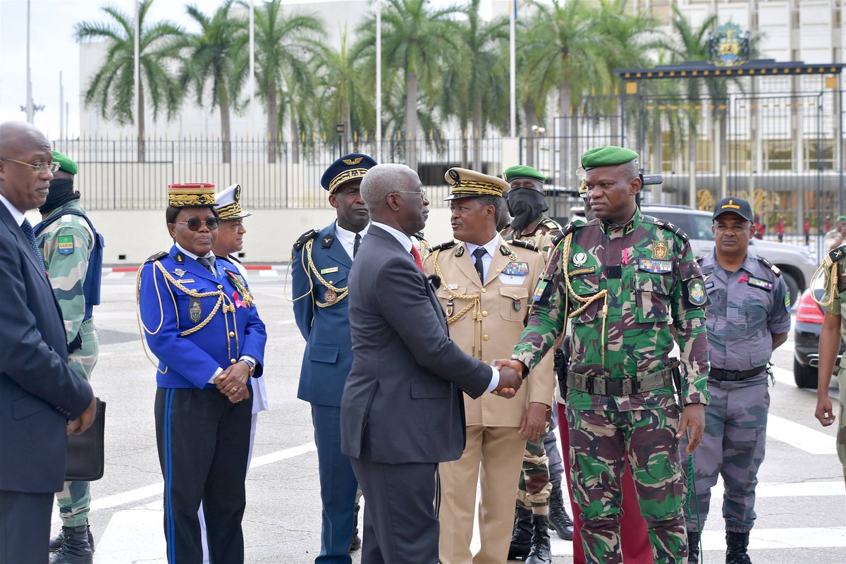 Brice Clotaire Oligui Nguema tweet media