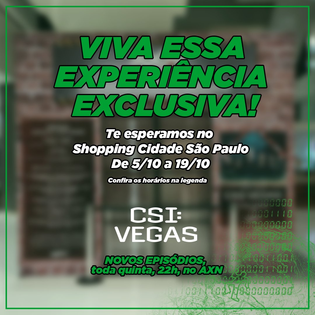 CanalAXN's tweet photo. Sujeito à lotação. #ShoppingCidadeSP #CidadeSP #AvPaulista
NOVOS EPISÓDIOS - Quintas, às 22h
🥺 https://t.co/H2v5zGiraX