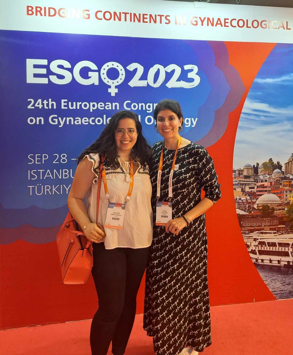 It was an honor to connect with @dr_saranasser the co-founder & vice president of @PARSGO_Official at the annual @ESGO_society congress last week in #Istanbul 🇹🇷 #ESGO2023 #HPVinMENA
