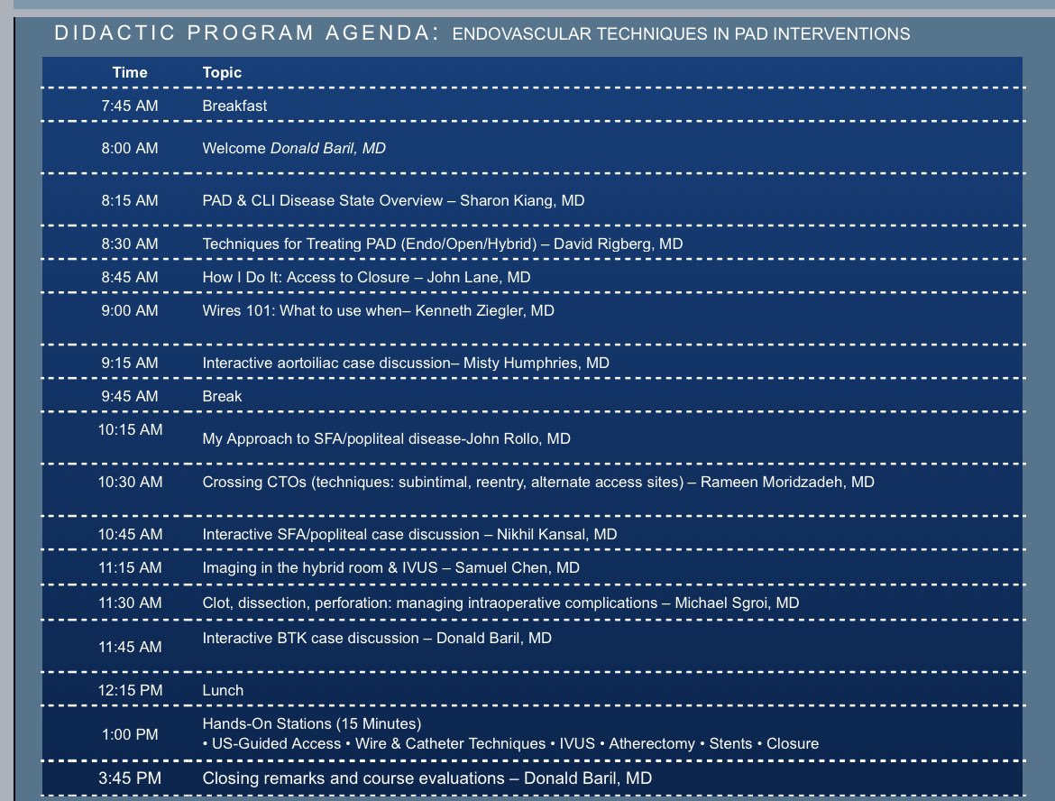 Donald Baril (@donaldbaril) on Twitter photo Almost time for our 2nd Annual SoCal Launch PAD Meeting! Excited to host vascular surgery trainees from across the state for a day of endo education <a href="/VascularSurgCS/">Cedars-Sinai Division of Vascular Surgery</a> Almost time for our 2nd Annual SoCal Launch PAD Meeting! Excited to host vascular surgery trainees from across the state for a day of endo education <a href="/VascularSurgCS/">Cedars-Sinai Division of Vascular Surgery</a>