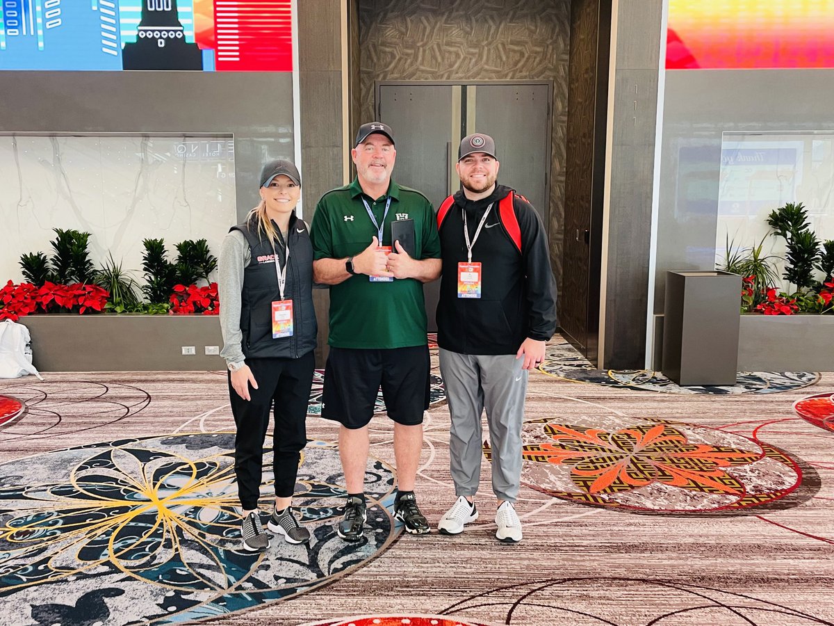 Aloha! Our 1st NFCA Coaches Convention as “Team Coolen”! My son, Bo, and my daughter-in-law, Sam, we’re just hired by Grace College as Co-Head Coaches. Great time had by all in Las Vegas a few years back! Happy National Coaches Day!! ⁦@NFCAorg⁩ ⁦@GC__Softball⁩ ⁦