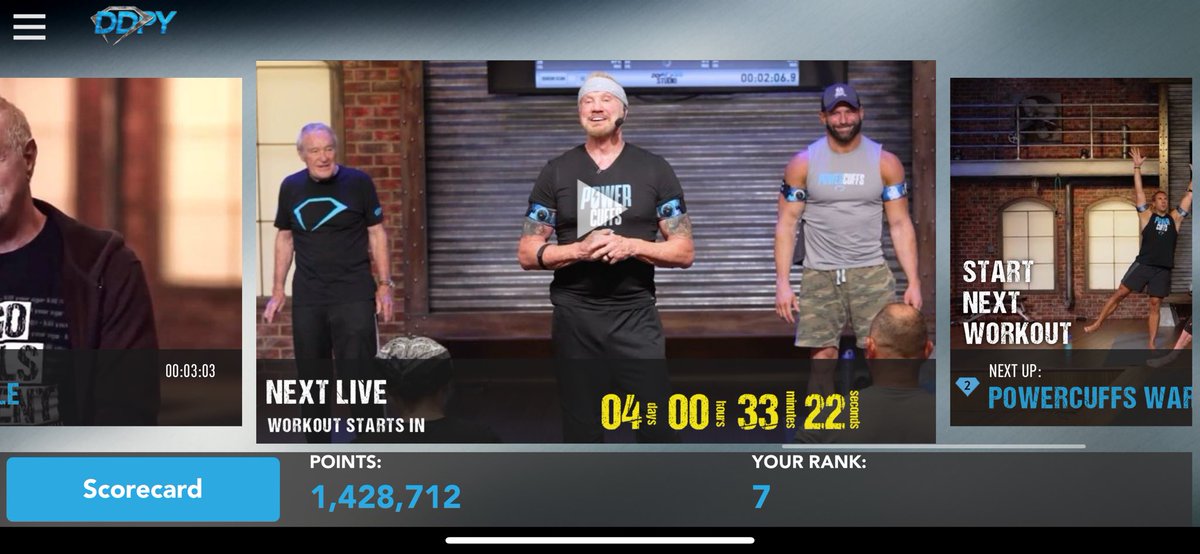 MyronEyre's tweet image. Oh shit a workout with @TheMattCardona hitting the @DDPYoga app next week can’t wait to try this one out #DDPYWORKS