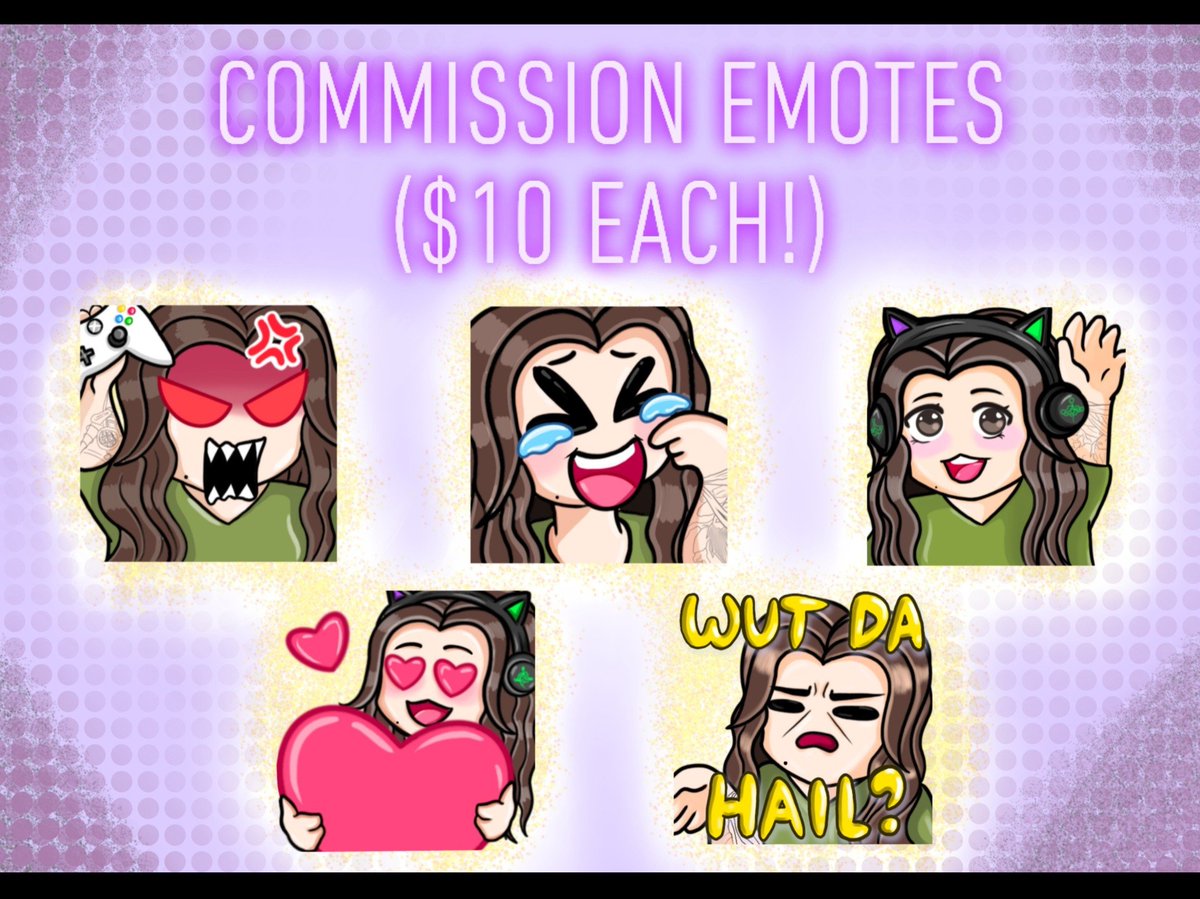 cre8_chan's tweet photo. Been working on emoticon commission pieces for Twitch Streamers ✍️😁
#twitch #streamer #gamer #emotes #art #procreate #artist #supportyourlocalartist #logos #twitchstreamer https://t.co/4i12OUqeFy
