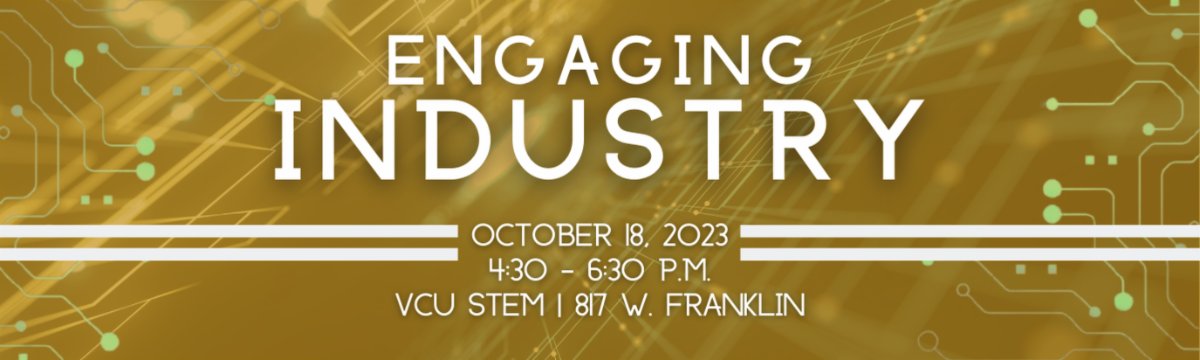 Oct. 18, VCU will host <a href="/HALOdotscience/">HALO</a> at the Engaging Industry Meet-and-Greet.

HALO will present a case study which helped connect <a href="/UMNews/">University of Minnesota</a> researchers to several corporate partnerships. Read about the case study ➡️ bit.ly/3ZFwyD2

Register ➡️  bit.ly/3PzFEfZ
