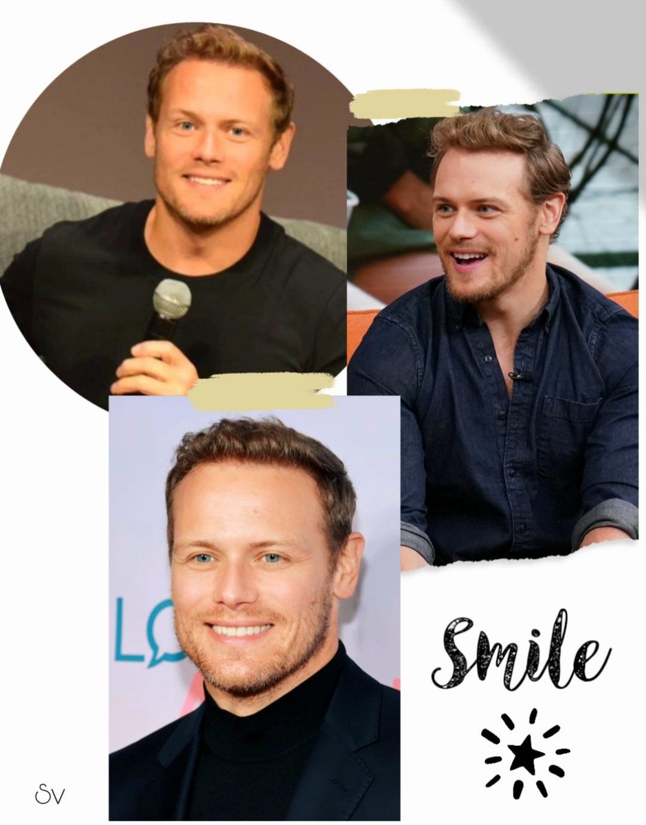 On National Smile Day, we cannot miss @SamHeughan 's smile, with a light that shines wherever it passes and makes you smile.
#SamHeughan
#NationalSmileDay