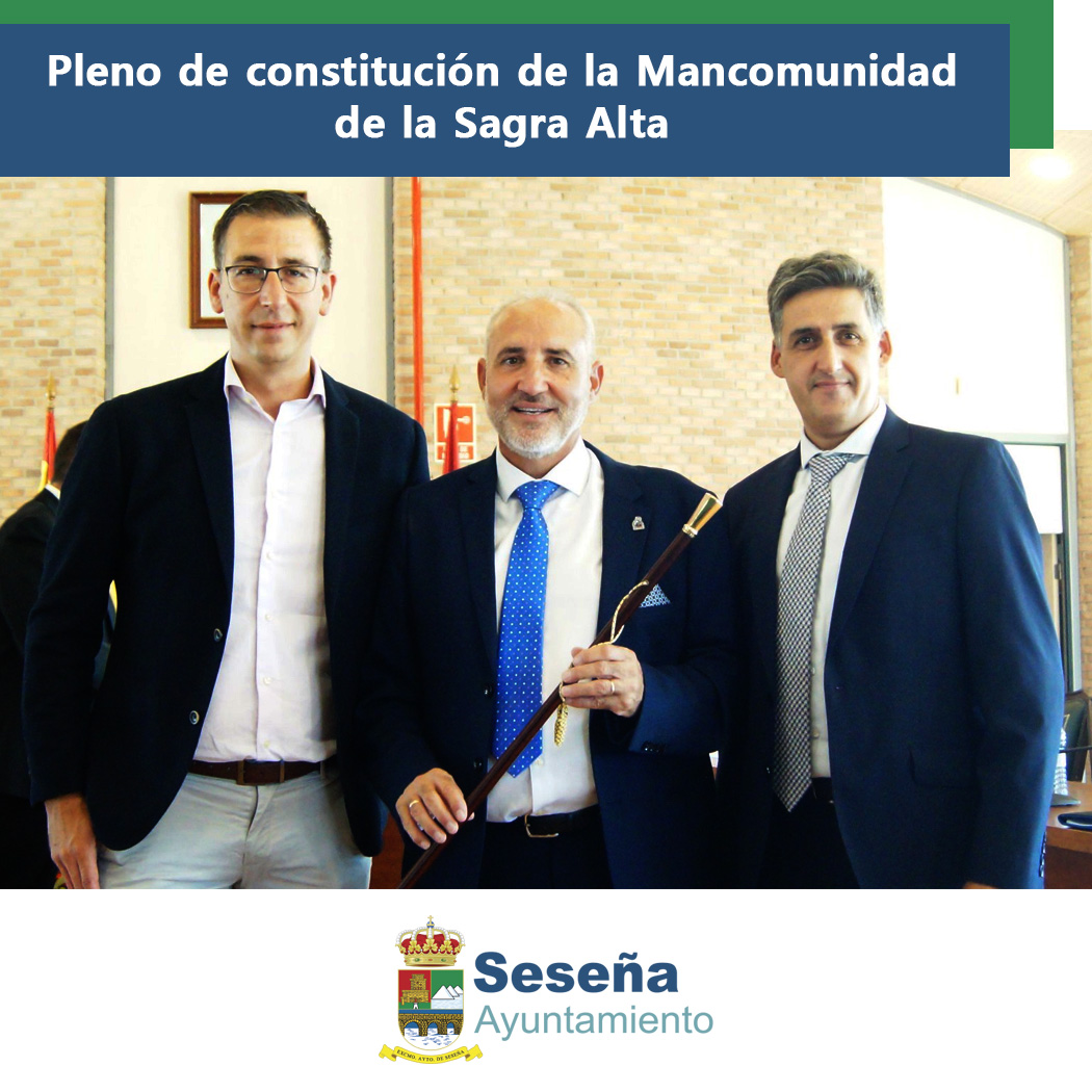 Ayer por la mañana tenía lugar el pleno de constitución de la Mancomunidad de la Sagra Alta +info bit.ly/3tmZlAa