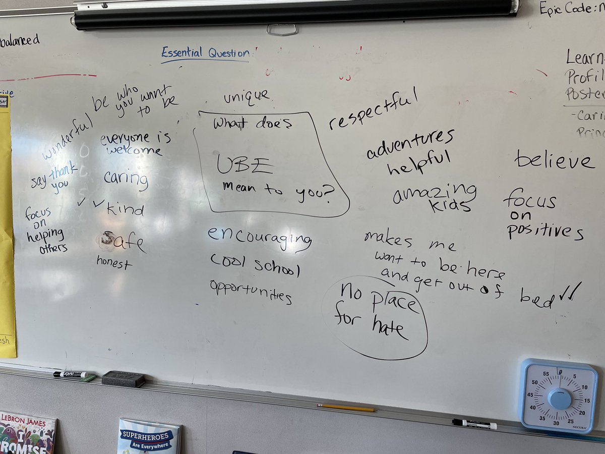 After watching our UBE video,  Hawks Caring crew shared what UBE means to them.  Here are some of their responses. So proud to be UBE! <a href="/TonyByrdSuper/">Anthony Byrd</a> <a href="/summitk12/">SummitCountySchools</a> @MaggyTovar1