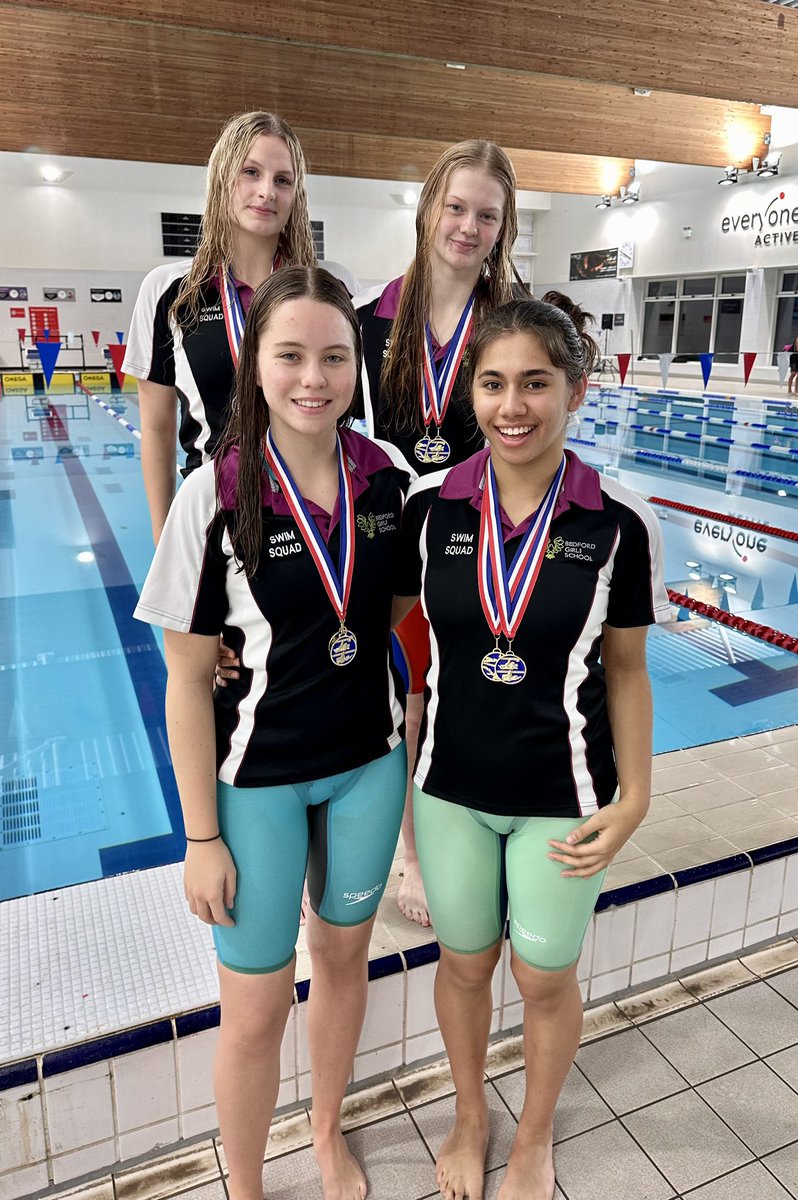 Team BGS Swimming (@team_bgs_swim) on Twitter photo Congratulations to the U18 <a href="/Team_BGS/">Bedford Girls’ School PE Dept</a> swimmers who have not only won both the Medley and Freestyle relays at the <a href="/essa_swimming/">ESSA's Swimming</a> regional round but have also broken the East and South East Regional Medley Record 🏆#BGSSwimming #BGSYear11 #BGSYear12 #BGSYear13 #BGSSport #BGSBold Congratulations to the U18 <a href="/Team_BGS/">Bedford Girls’ School PE Dept</a> swimmers who have not only won both the Medley and Freestyle relays at the <a href="/essa_swimming/">ESSA's Swimming</a> regional round but have also broken the East and South East Regional Medley Record 🏆#BGSSwimming #BGSYear11 #BGSYear12 #BGSYear13 #BGSSport #BGSBold