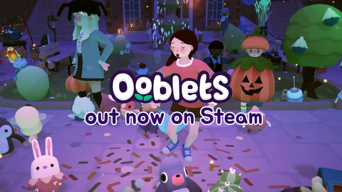 Ooblets is now available on Steam!

There's a 40% launch week discount that you might wanna hop on before it ends!