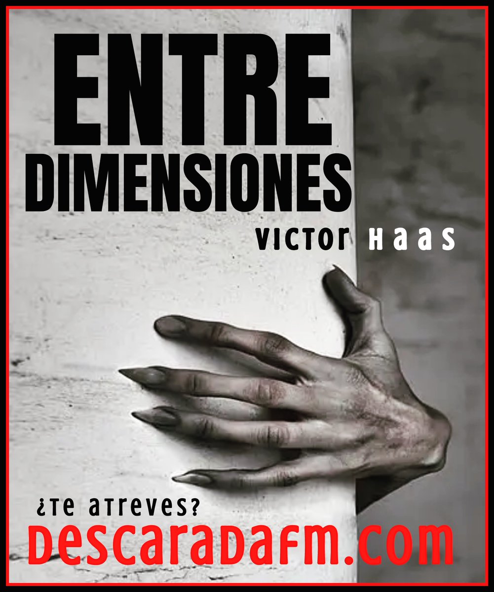 Aún queda media hora de programa. Y está muy interesante! Si queréis participar tenemos chat para contar experiencias.

chat.whatsapp.com/HIzckkNTqKPHxq…

#misterio #paranormal #terror
#halloween
Entre Dimensiones con Victor Haas.
descaradafm.com