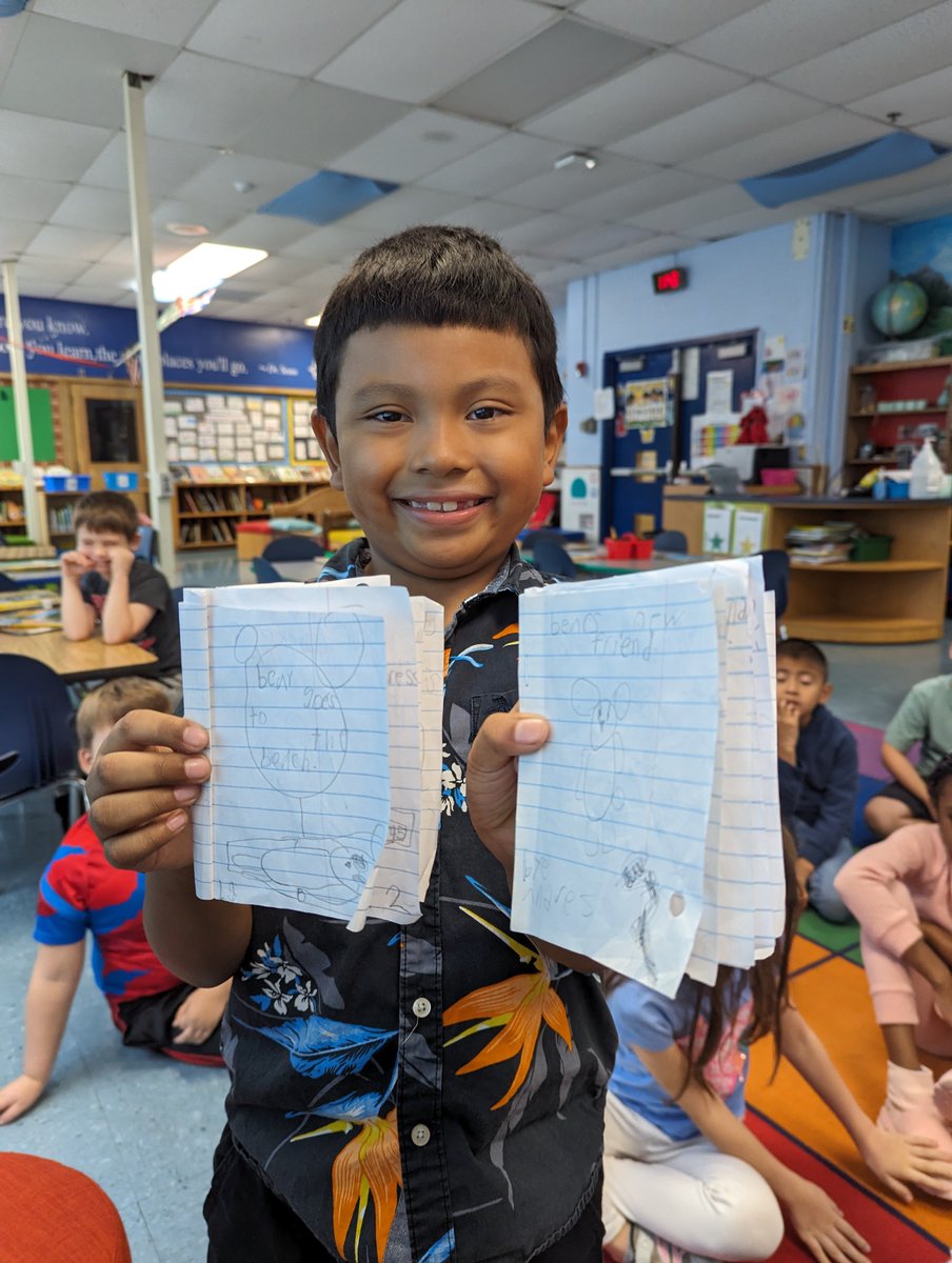 Megan Baublitz (@msbaublitz_) on Twitter photo This 2nd grade superstar <a href="/NorwoodES/">Norwood Elementary</a> wrote and illustrated 2 of his very own books!! He was so proud, and excited to share his work in library!! I can't wait to read the next one. #norwoodconnections <a href="/BCPSLMP/">BCPS LMP</a> <a href="/AuthorPatGoldys/">Children's Book Author Pat Goldys</a> This 2nd grade superstar <a href="/NorwoodES/">Norwood Elementary</a> wrote and illustrated 2 of his very own books!! He was so proud, and excited to share his work in library!! I can't wait to read the next one. #norwoodconnections <a href="/BCPSLMP/">BCPS LMP</a> <a href="/AuthorPatGoldys/">Children's Book Author Pat Goldys</a>