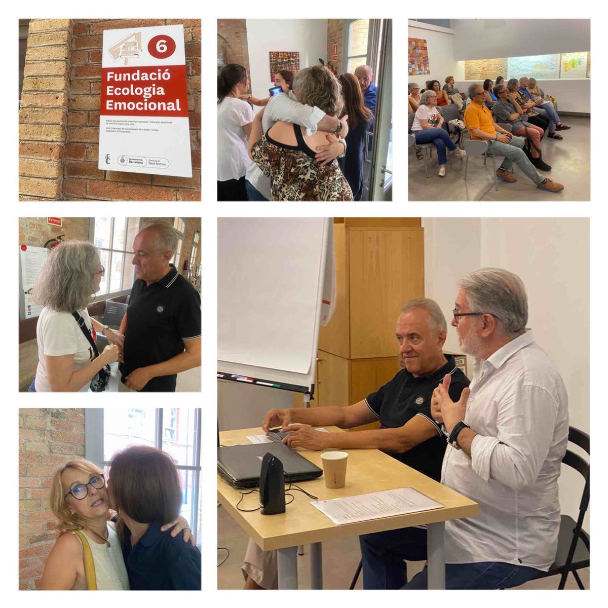 EcoEmocional's tweet photo. Ens han educat pels sustantius... però la veritable #vida està en els verbs #trobar-se  #estimar #abraçar #dialogar #somriure #conviure #perseverar. Retornem a presencialitat. Iniciem nou curs agraïnt els 28 anys de @funecoemocional 👏🏼👏🏼👏🏼 gràcies equip! Gràcies amigues i amics! https://t.co/wrgT1bW0Ht