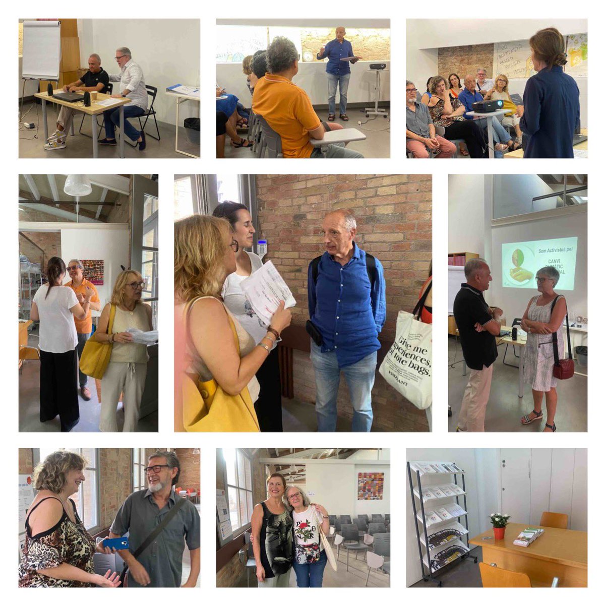 EcoEmocional's tweet photo. Ens han educat pels sustantius... però la veritable #vida està en els verbs #trobar-se  #estimar #abraçar #dialogar #somriure #conviure #perseverar. Retornem a presencialitat. Iniciem nou curs agraïnt els 28 anys de @funecoemocional 👏🏼👏🏼👏🏼 gràcies equip! Gràcies amigues i amics! https://t.co/wrgT1bW0Ht
