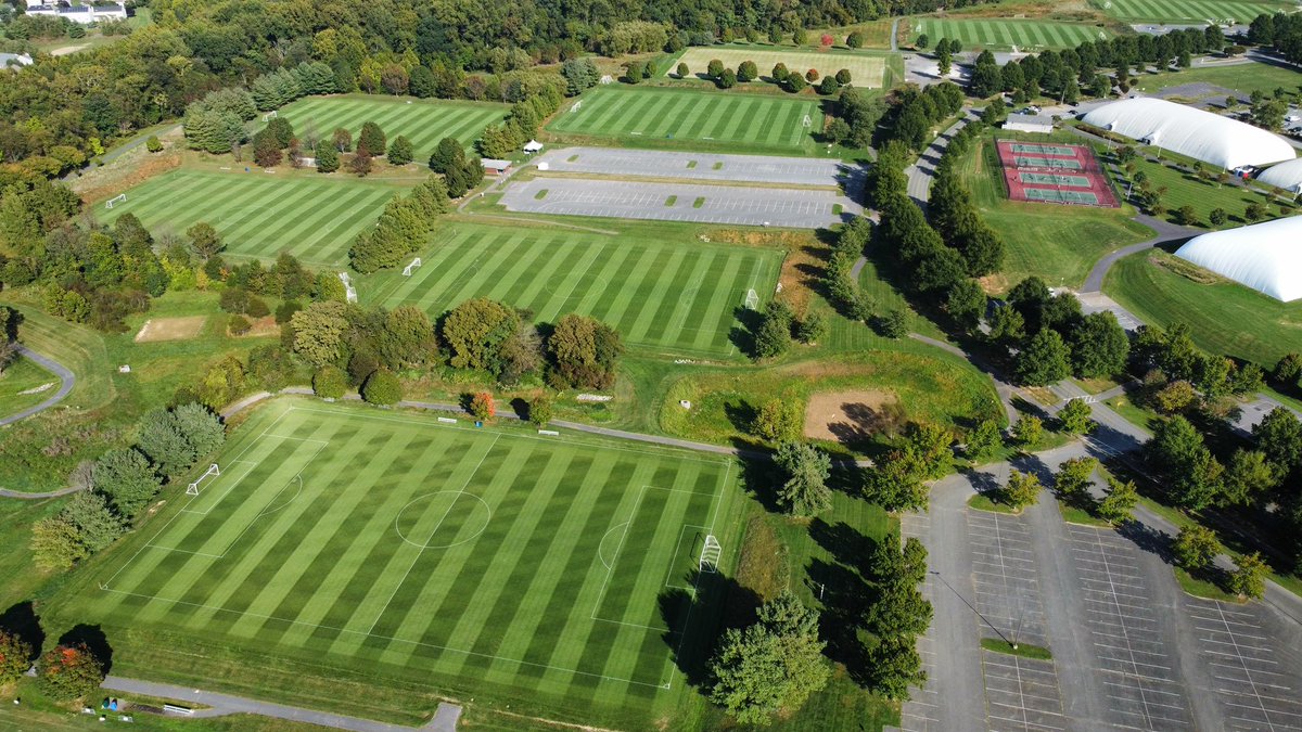 MDSoccerPlexGEM's tweet photo. It’s here! @PotomacTourney #DiscoveryCup kicks off in 14 hours! 

Week 7 of  Fall ⚽️ for our team. Kentucky bluegrass is happy &amp; Perennial Rye is coming through the Bermudagrass #GrowGrassGrow https://t.co/CCp46Uw23h